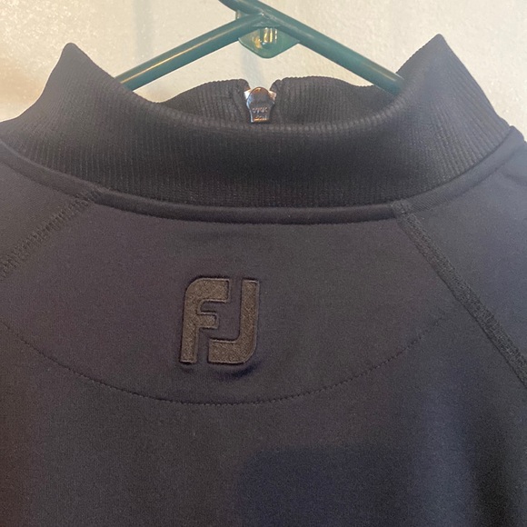 FootJoy Quarter Zip Black Nylon Jacket Women’s Size Small - Picture 7 of 10